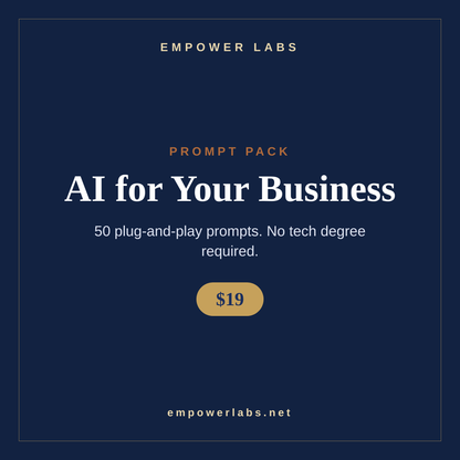 AI for Your Business Prompt Pack