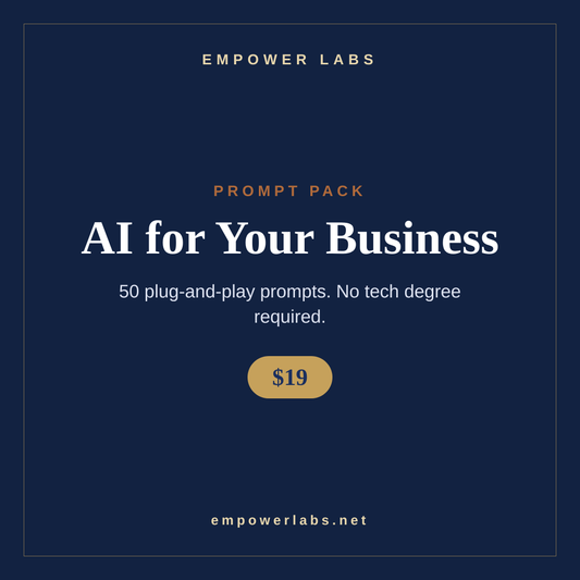 AI for Your Business Prompt Pack
