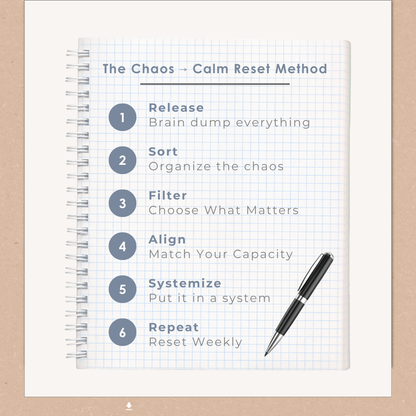 Chaos to Calm RESET™ Guide