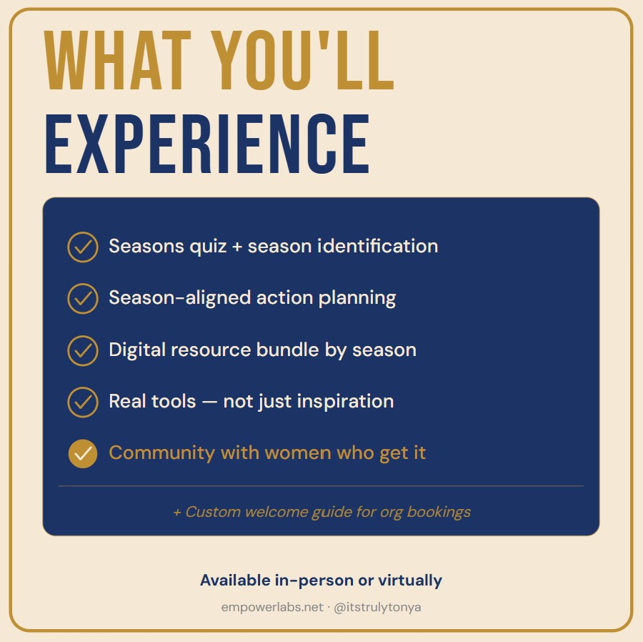 Seasons of Alignment™ Workshop