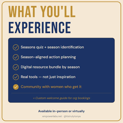 Seasons of Alignment™ Workshop