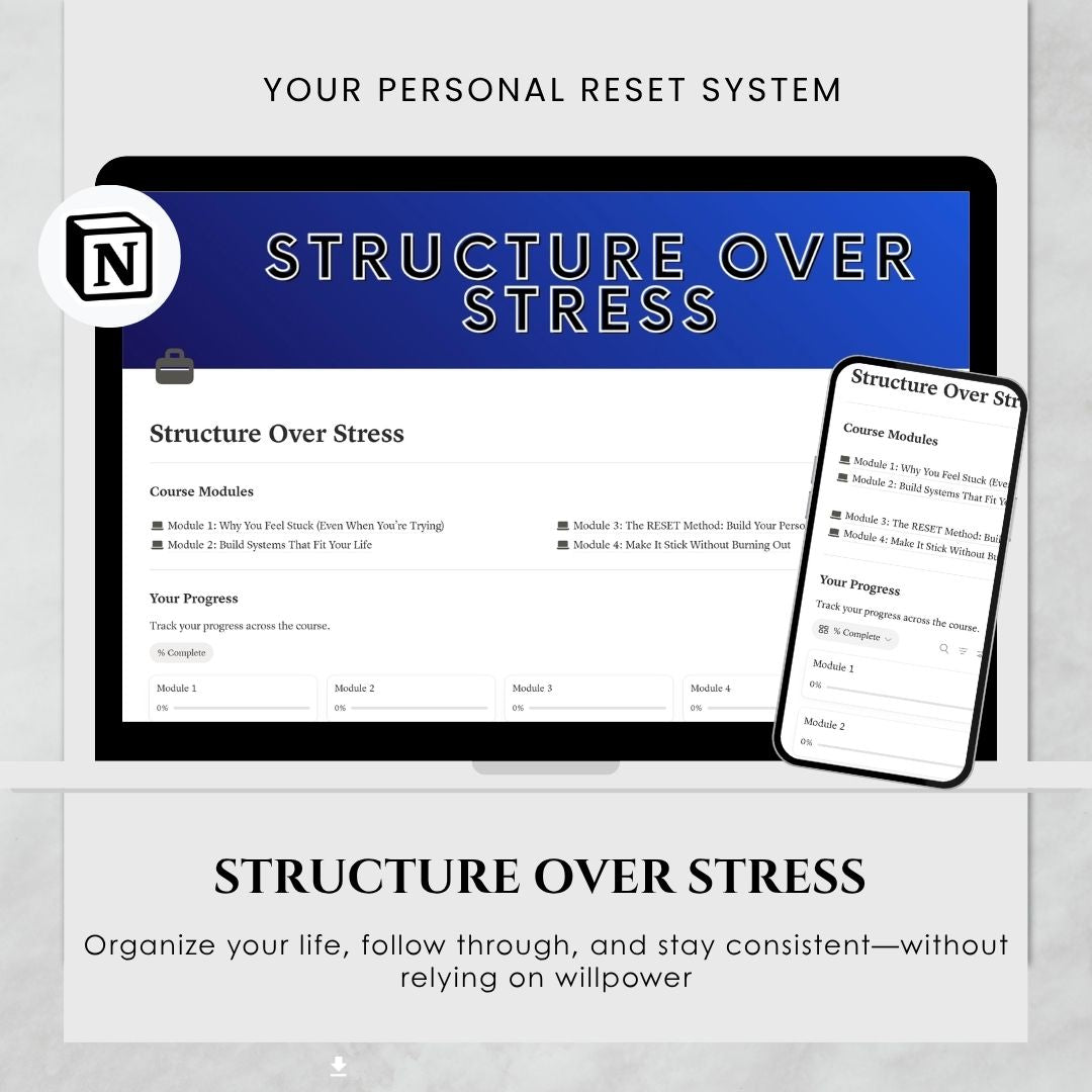Structure Over Stress (Course)