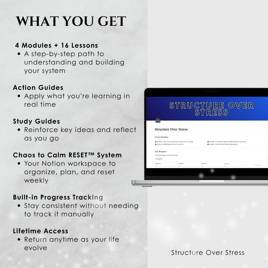 Structure Over Stress (Course)