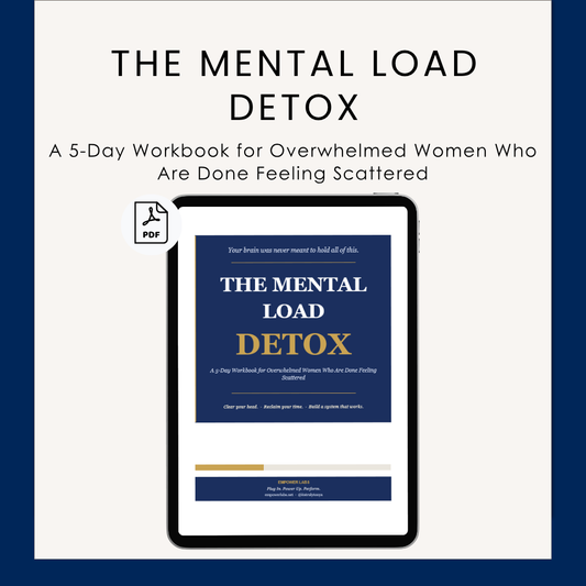 The Mental Load Detox — 5-Day Workbook for Overwhelmed Women