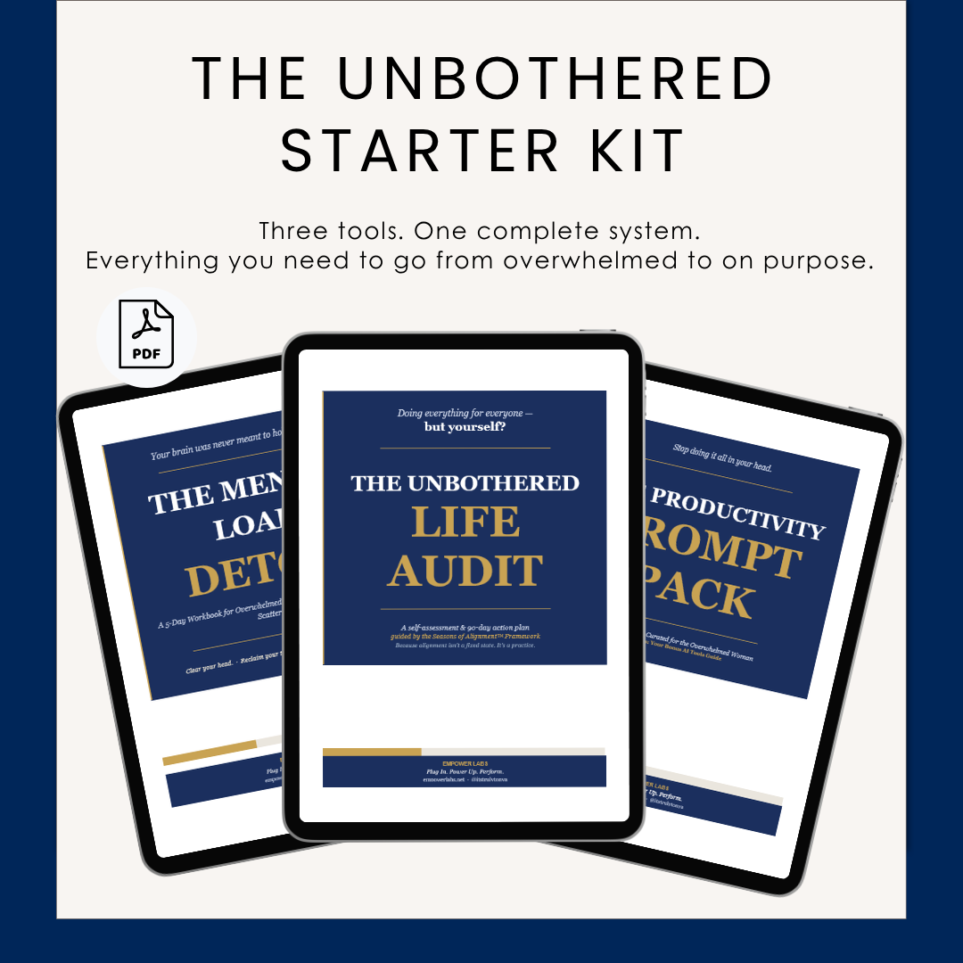 The Unbothered Starter Kit — Complete Digital Bundle